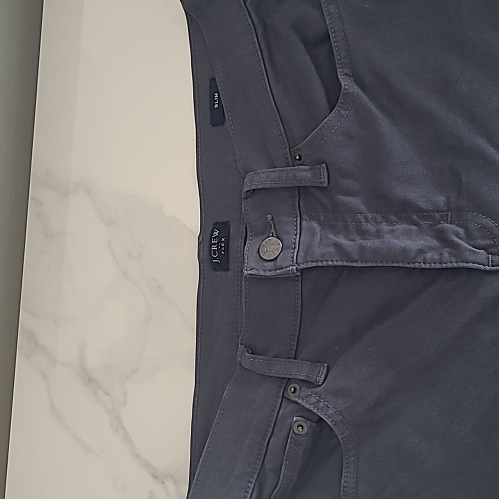 J. Crew garment dyed slim fit pants 30 x 32 gray